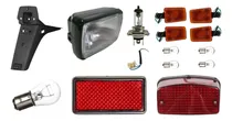 Comprar Suporte Placa Cg Today 89 A 94 Titan 99 Farol Lanterna Pisca