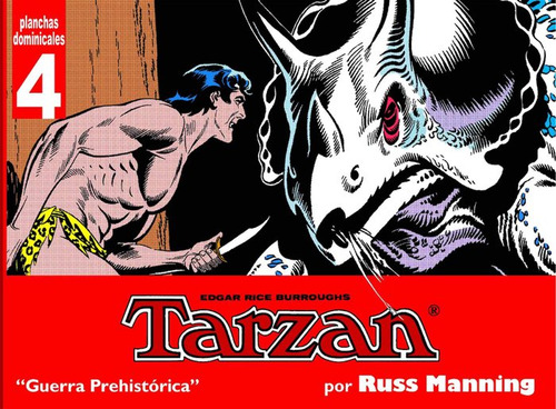 Tarzan Planchas Dominicales 4 Guerra Prehistorica - Manni...