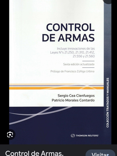 Libro Control De Armas. Sexta Edición Actualizada. Nuevo 