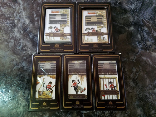 Imagen 5 de 7 de Cigarreras Antiguas Metálica De Bolsillo Dandy-mate Japonesa