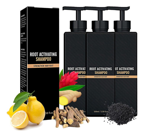 Champú Spartan, Champú Activador De Raíces Spartan, 3 Unidad