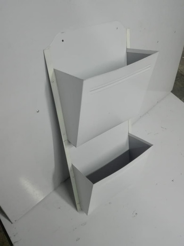 Imagen 5 de 7 de Revistero Fichero Zinc Doble Color Decoracion