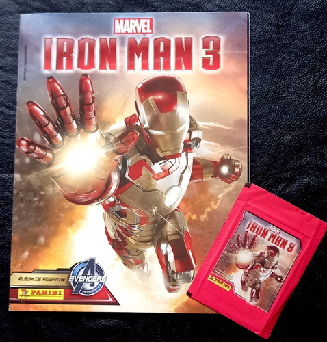 Album De Figuritas Superheroes Iron Man 3 Completo