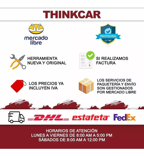 Escáner Thinkcar Tpms T-90 Diagnóstico En Español