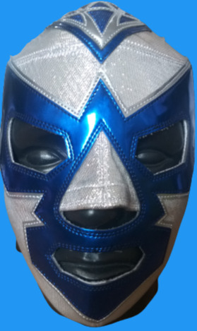 Mascara Profesional Original De Dmt Azul Firmada.