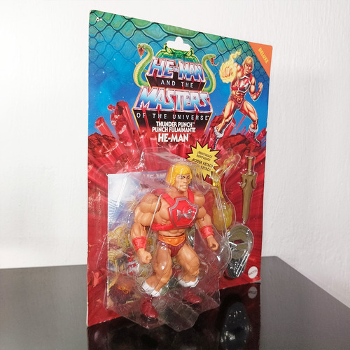 Masters Of The Universe Origins Dlx He-man Punch Fulminante (Usado)