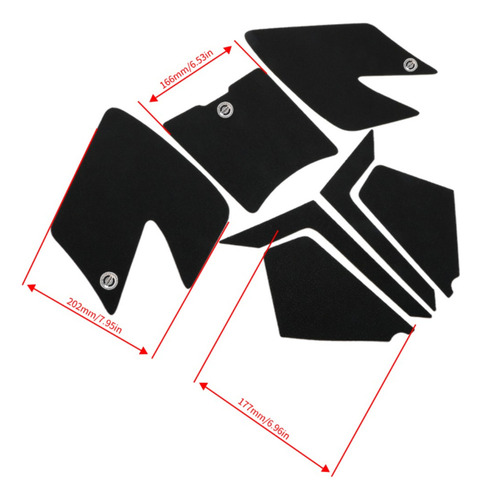 Almohadillas Antideslizantes Protectoras Para Suzuki V-strom