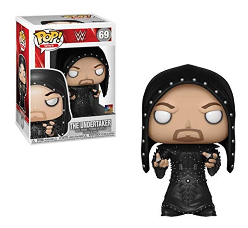 Muñeco De Vinilo Diseño De Undertaker-wwe. Marca Funko