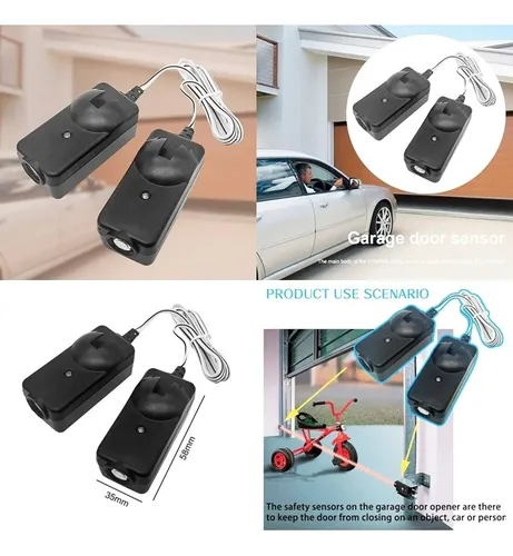 Sensor De Seguridad Infrarrojo Para Porton Garaje Electrico