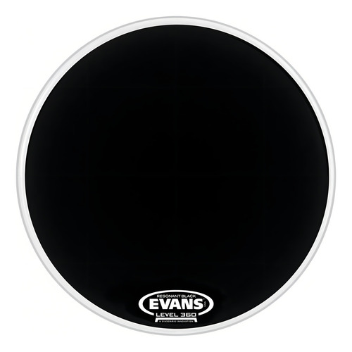 Parche Bombo Evans Resonante Negro 20 Pulgadas Bd20rbg