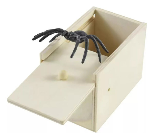 W 2pcs Caja Con Araña Para Bromas
