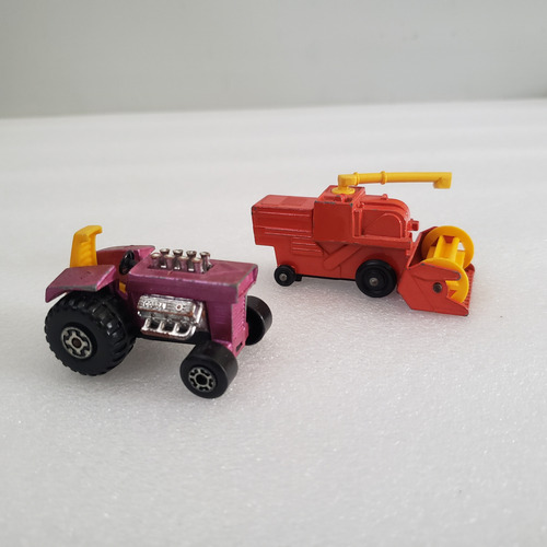 Lote Carros Tractores Vintage Matchbox Lesney, Yatming (Usado)