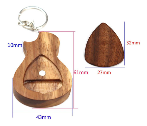 Estuche Para Púa De Guitarra Para Ukelele Con 1 Hebilla De