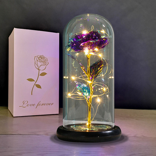 Lámpara Flores Rosas Artificiales, Regalo Para Mamá Y Novia