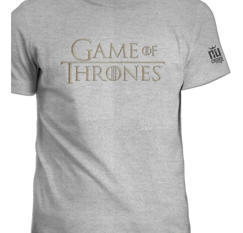 Camiseta Games Of Thrones Juegos De Tronos Logo Hombre Igk