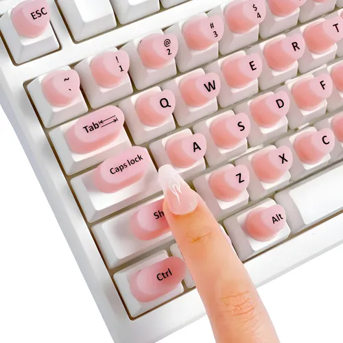 Pegatinas Teclado Escritorio Uñas Largas Autoadhesivas - $ 55.970