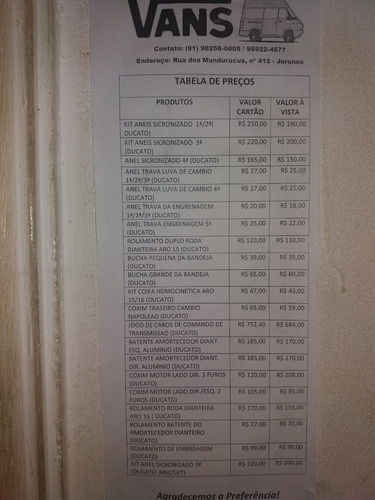 Kit Anel Sincronizado 1/2 Ducato Importado