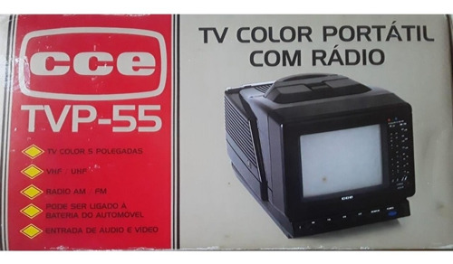 Tv Cce 5 Polegadas Color Portátil Com Rádio/ Frete Grátis