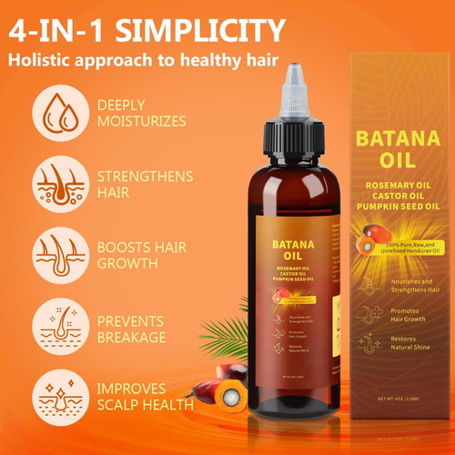 Fórmula Natural Para El Cabello Batana, Aceite De Batana Líq
