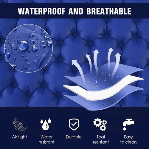 Colchoneta Inflable Matrimonial Camping Mat Inflable Acampar