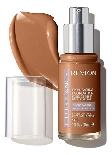 Revlon Illuminance Skin-caring Base De Maquillaje C/ácido H Tono Arena Rica 505