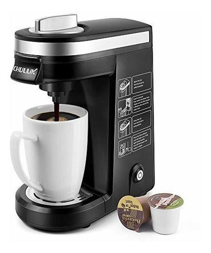 Cafetera Para Capsula De Una Taza Con Deposito De 12 Onzas,