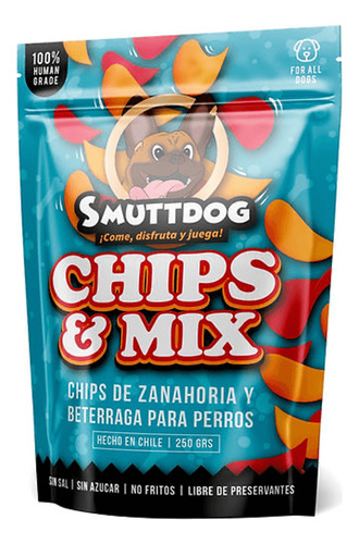 Smuttdog® Chips & Mix Zanahoria Y Betarraga 50grs Para Perro