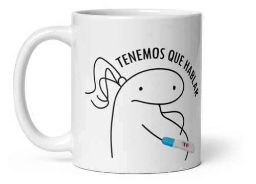 Tenemos Que Hablar Flork Meme Taza De Cerámica Para Regalo