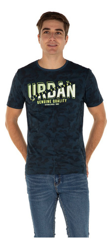 Playera Estampada Urban Hombre Para Quarry