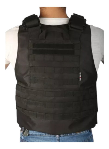 Chaleco Táctico Molle Black Ops - Funda Porta Placa S