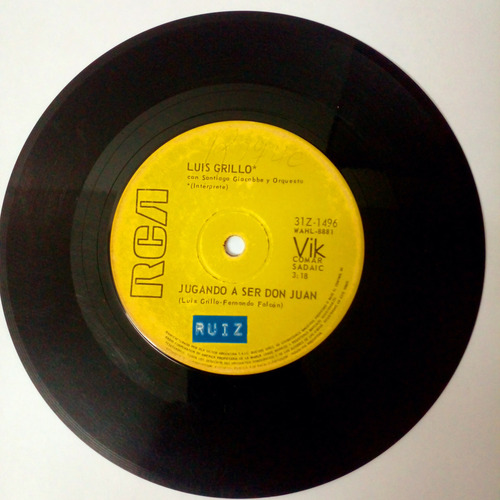 Luis Grillo - Vinilo Simple Jugando A Ser Don Juan Estándar