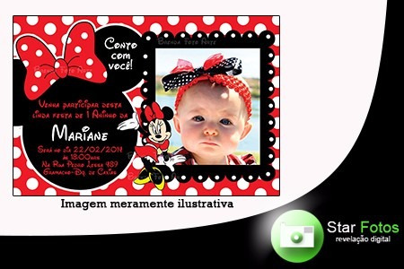 Imagem 1 de 5 de 70 Convites Personalizados 15x21 Cm - Foto