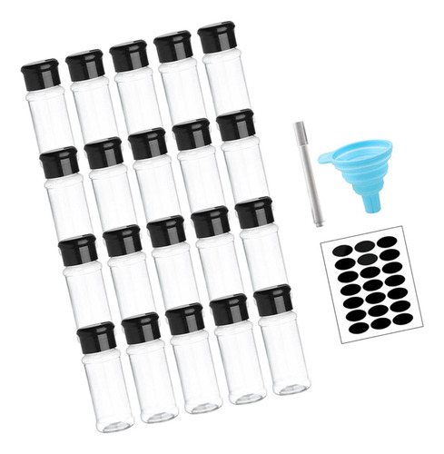 Juego De Botellas De Especias Vacías, Juego De Condimentos
