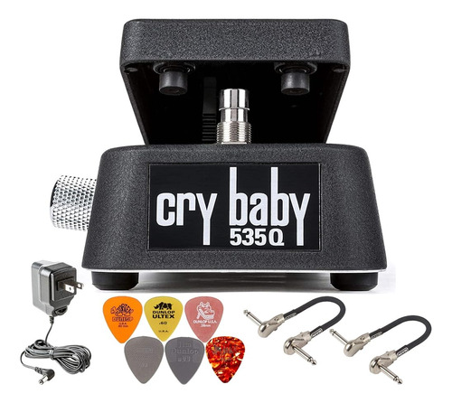 Paquete De Pedales Dunlop 535q Cry Baby Multi-wah Con 2 Cabl