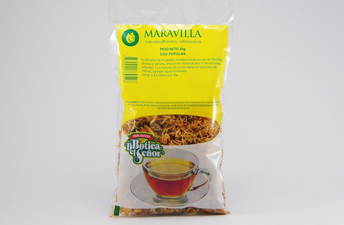 Té De Cálendula O Maravilla Botica Del Señor 20g