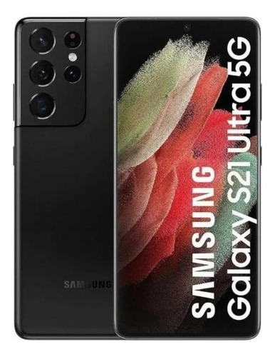 Samsung Galaxy S21 Ultra 12gb/128gb Black+mica+ Cargador (Reacondicionado)