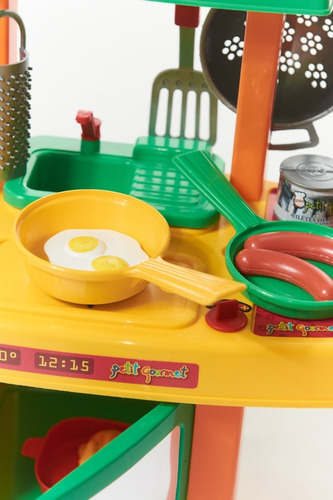 Imagen 3 de 7 de Cocina Juguete Lionels Petit Chica 22 Accesorios Creciendo