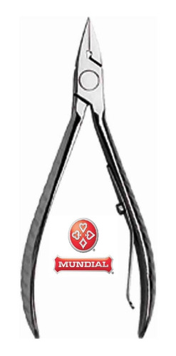 Imagem 2 de 4 de Alicate Corte Unha Inox 776 Ponta Reta Mundial Afiado