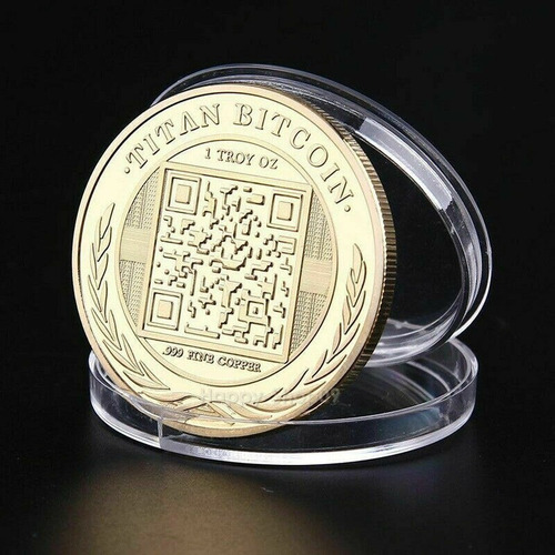 Moneda Titan Bitcoin Gold Edition Blockchain Ak61