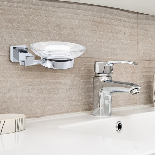 Jabonera De Crystal Con Base, Marca Gravita, Ab 1915.5a 57