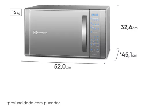 Microondas 15 Litros Eletrolux