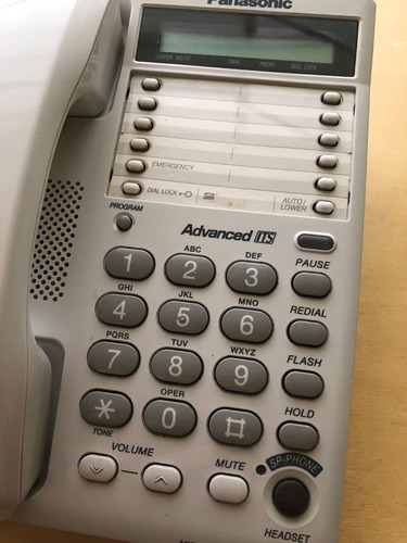 Teléfono Panasonic Kx-ts108w Con Altavoz