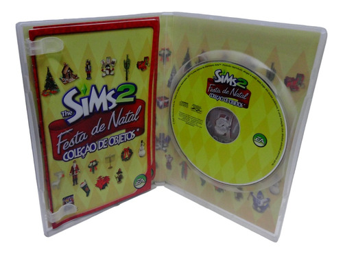 Jogo De Pc The Sims 2 Festa De Natal Objetos Original Físico