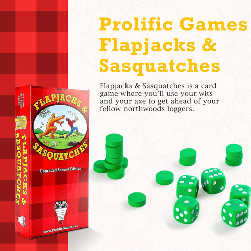 Juego De Cartas Y Dados Prolific Games Flapjacks & Sasquatch