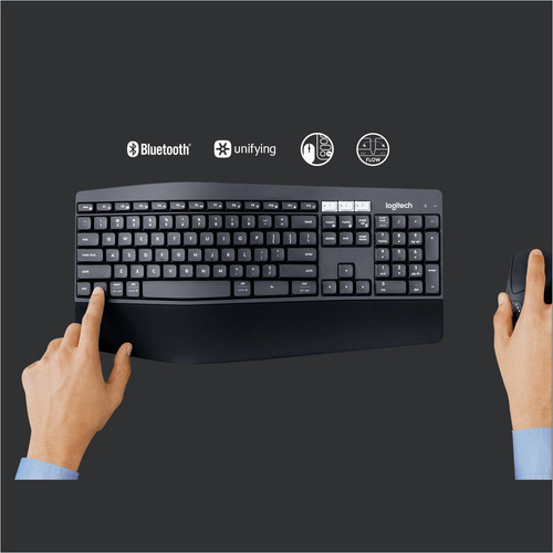 Imagen 5 de 10 de Combo Inalámbrico Teclado Y Mouse Logitech Mk850 Performance