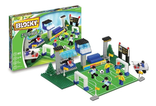 Blocky Futbol 165 Piezas Bloques Ladrillos 01-0622 Edu Full