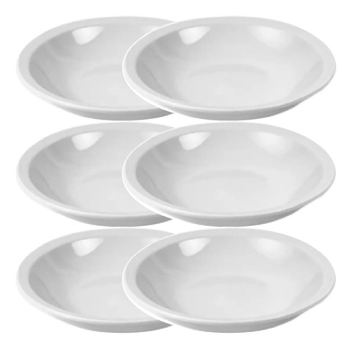 X6 Plato Hondo Línea 450 Porcelana 20 Cm Tsuji