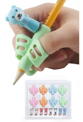 Kit 16 Corrector Escritura Lápiz Postura Niños Estudiantes