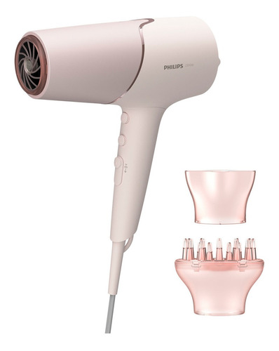 Secador De Pelo Philips Bhd530/00 Thermoshield Rosa 2300w