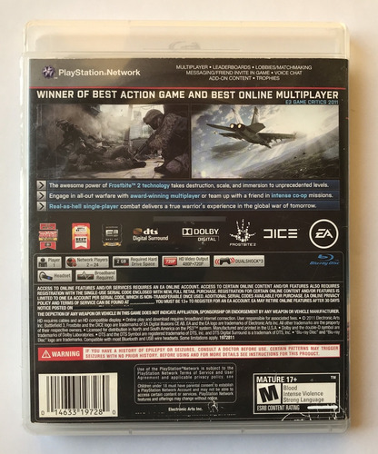 Battlefield 3 Ps3 Mídia Física (Usado)